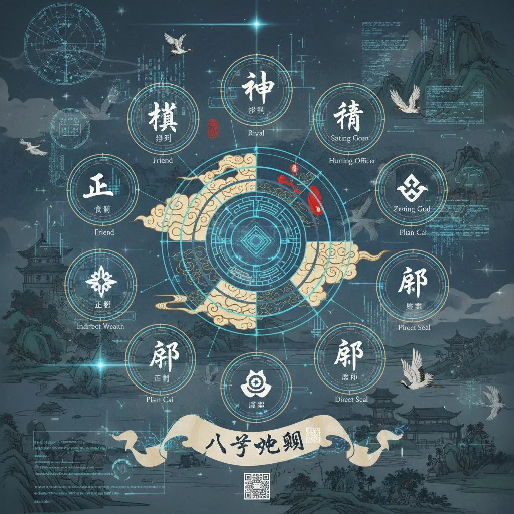 八字查詢 - 十神