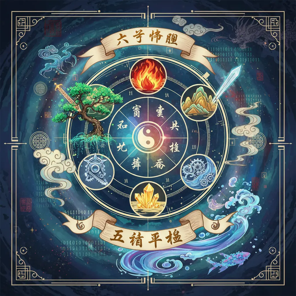 八字命盤 - 五行平衡