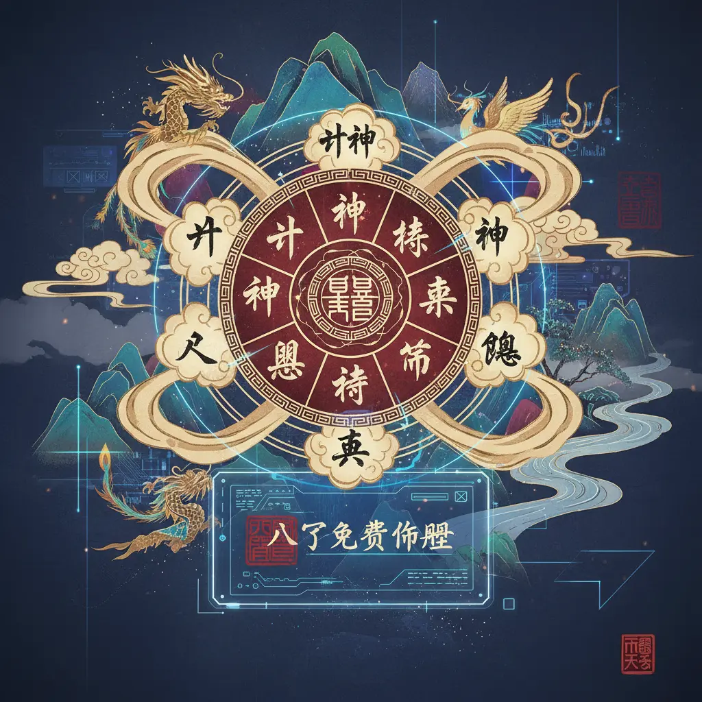 八字免費命盤 - 十神