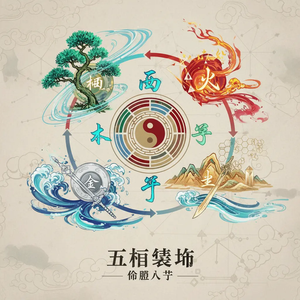 命盤八字 - 五行結構