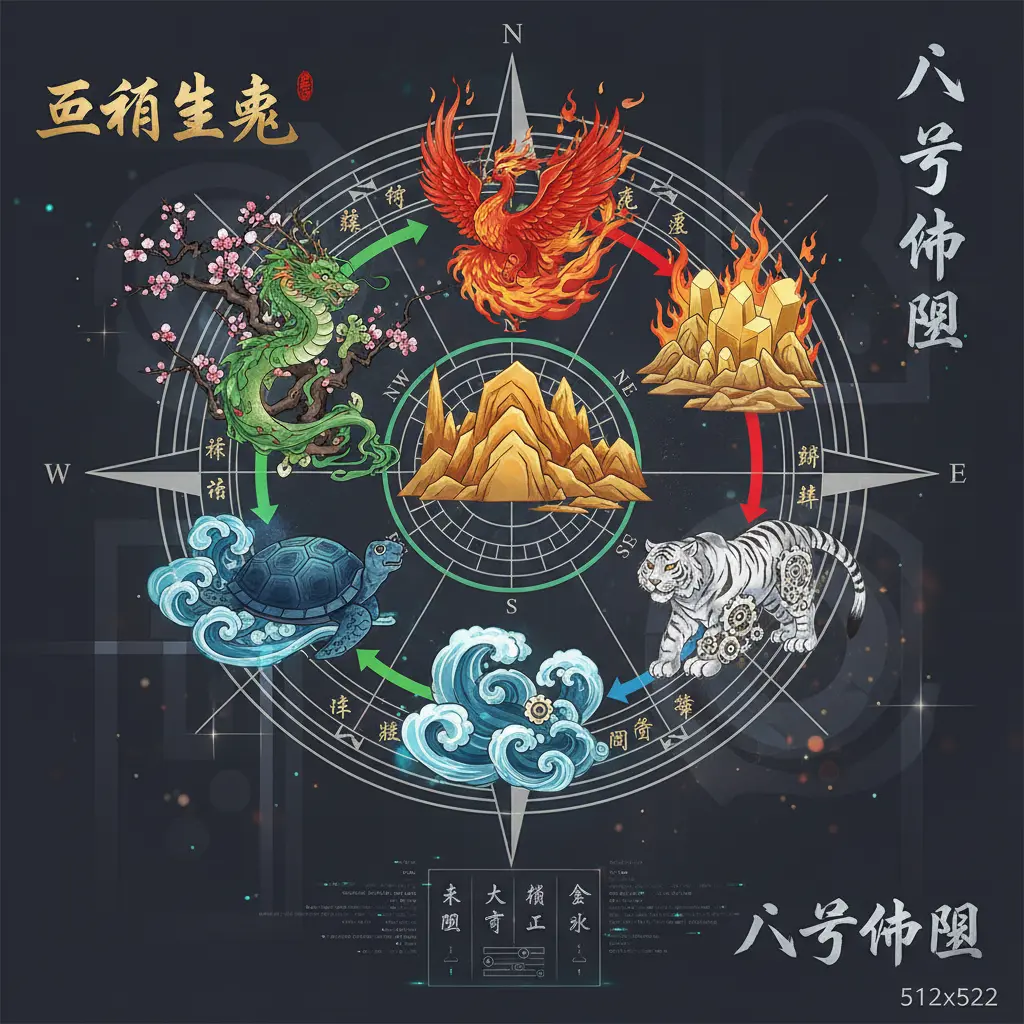 八字命盤 - 五行生剋