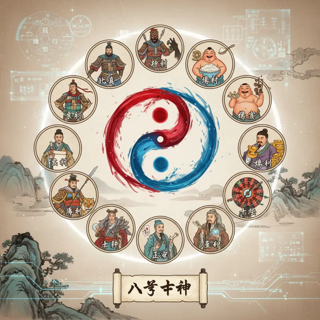 八字 - 十神